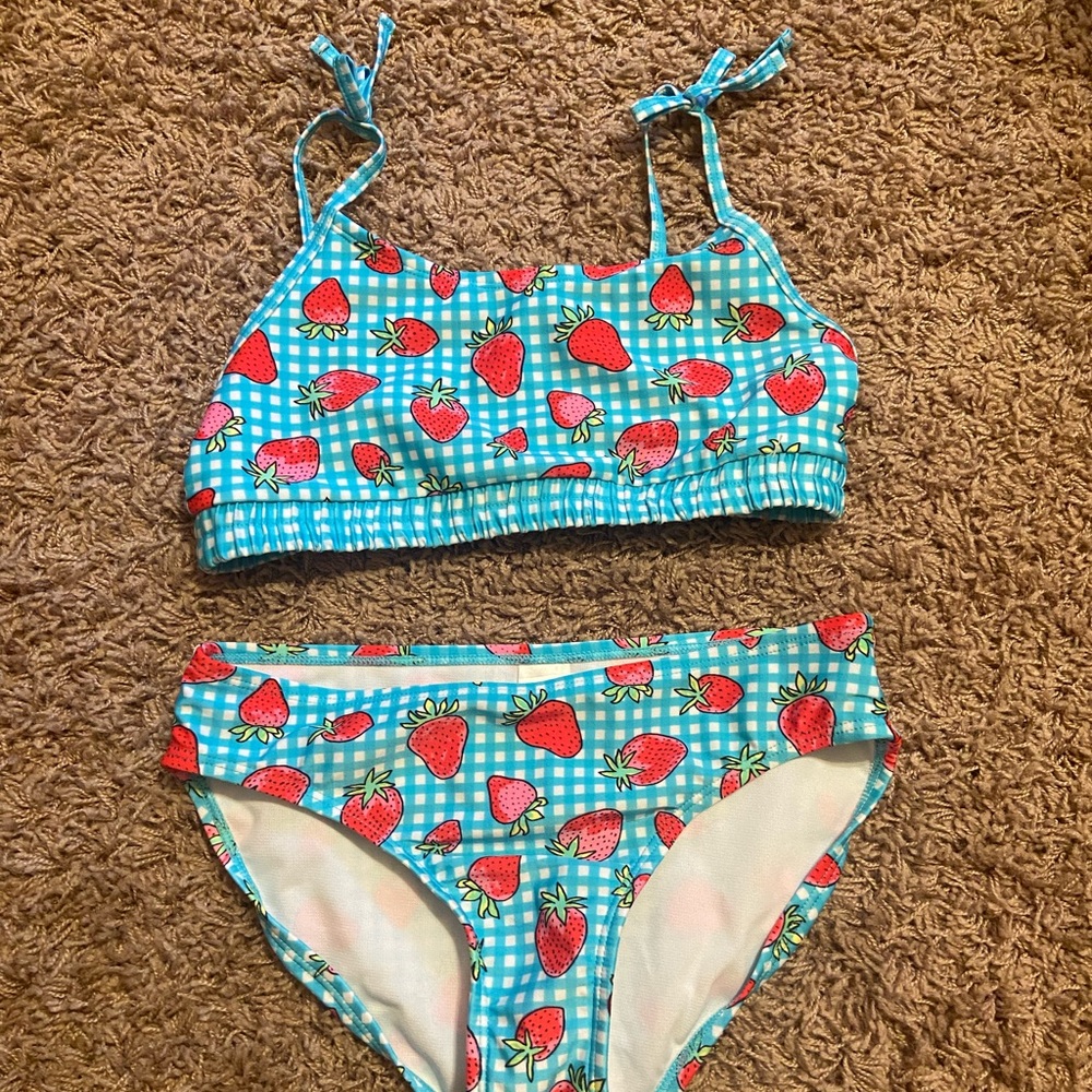 NWOT CAT and JACK KIDS TWO PIECE SWIMSUIT